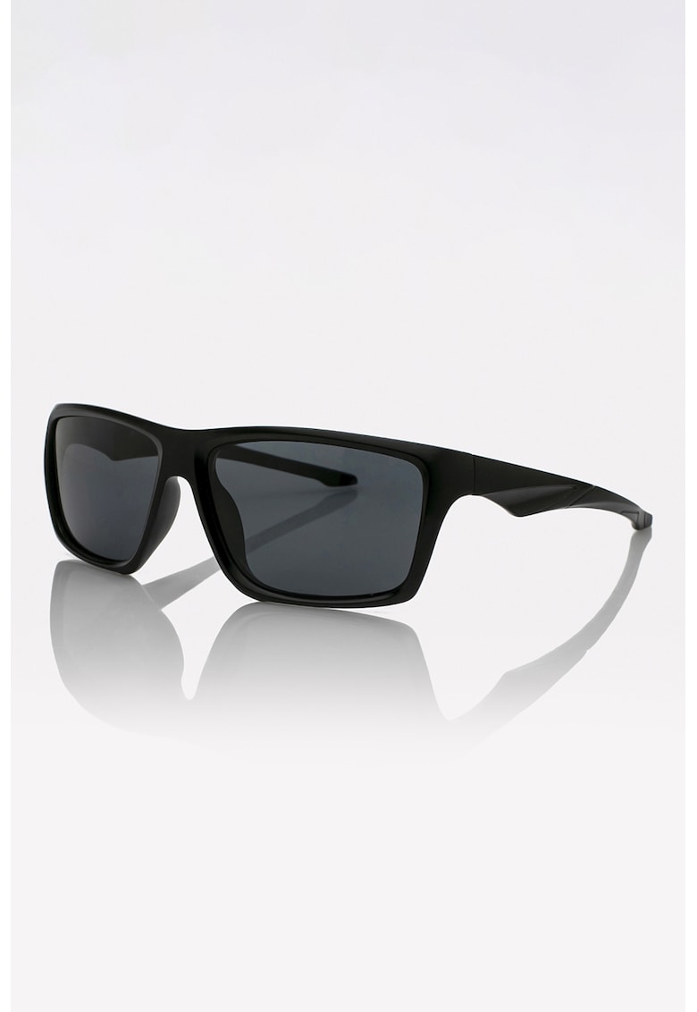 Oferte la Ochelari de soare dreptunghiulari unisex cu lentile polarizate - Negru