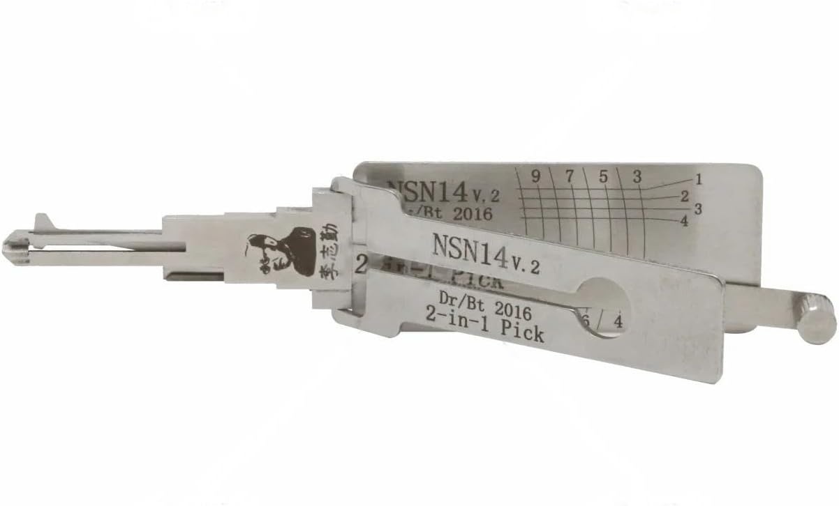 Oferte la Decodor auto Lishi NSN14 2 in 1 pick pentru chei Nissan Infiniti Subaru, usa si portbagaj NSN14 DR/BT