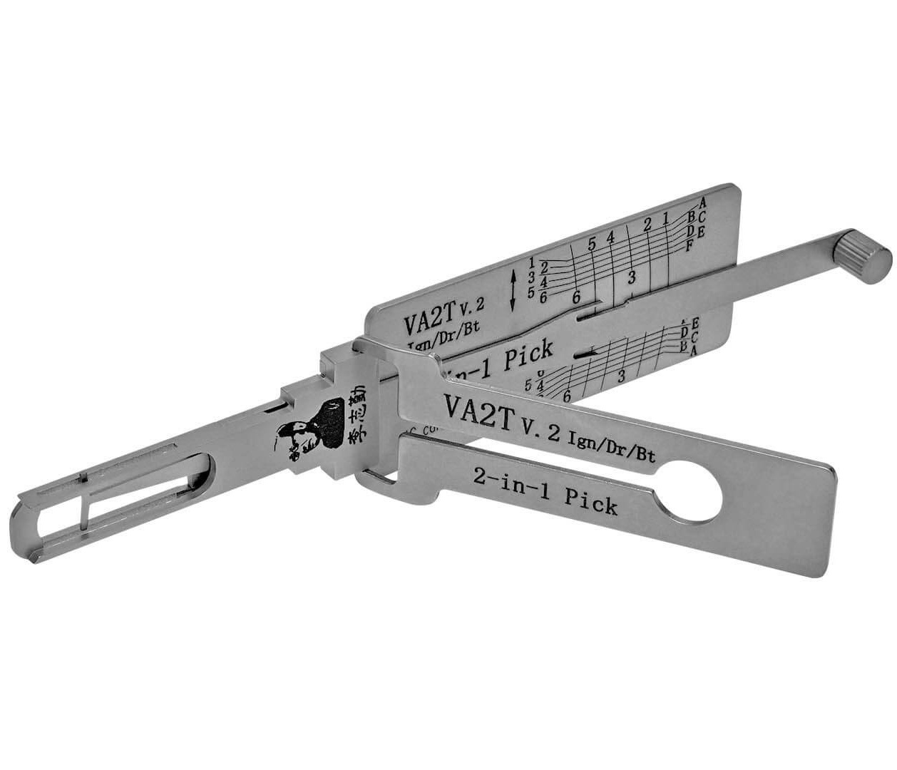 Oferte la Decodor Unealta Auto Lishi Original VA2T v2 2-in-1 pentru Chei Dacia Logan Duster Sandero Dokker Lodgy – Renault Peugeot – Contact, usi, portbagaj
