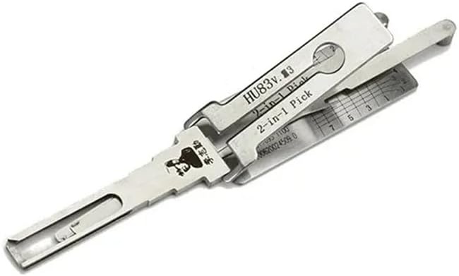 Oferte la Decodor auto Lishi Original HU83 v3 – 2-in-1 Pick pentru deblocare contact, usi si portbagaj, compatibil Peugeot, Citroen, Fiat, MINI