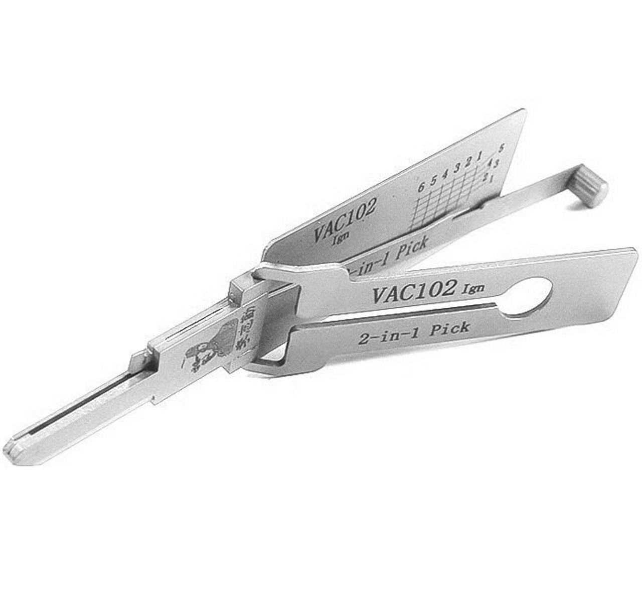Oferte la Decodor unealta auto Lishi Original VAC102 v3 – 2-in-1 Pick Decoder pentru contact, usi si portbagaj – compatibil Renault Clio, Kangoo, Laguna, Twingo; Dacia Logan, Sandero, Duster