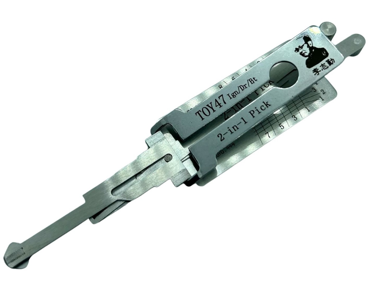 Oferte la Decodor auto Lishi Original TOY47 v3 – 2-in-1 Pick/Decoder pentru Toyota, contact/usi/portbagaj (Auris, Avensis, Yaris, Corolla)