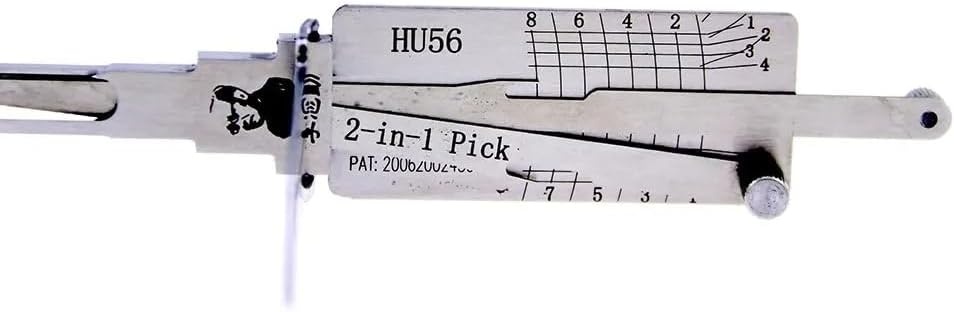 Oferte la Decodor unealta auto Lishi Originala HU56 – 2-in-1 Pick, pentru deblocare usi si portbagaj, compatibila cu Volvo S40, V40 si Mitsubishi Carisma