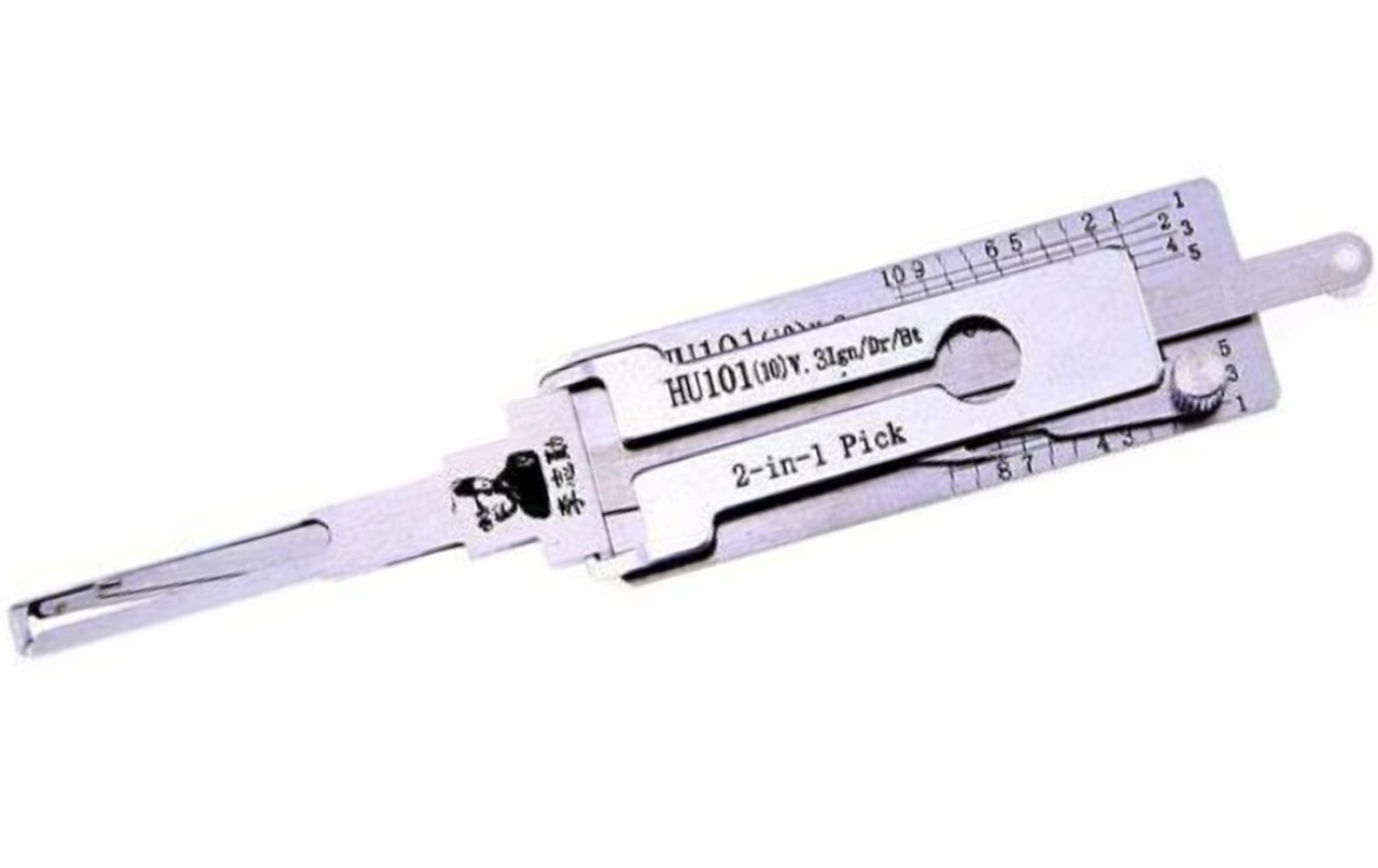 Oferte la Decodor unealta auto Lishi Original HU101(10t) – 2-in-1 Pick/Decoder pentru contact, usa si portbagaj (Ford, Jaguar, Land Rover, Volvo, Lincoln)