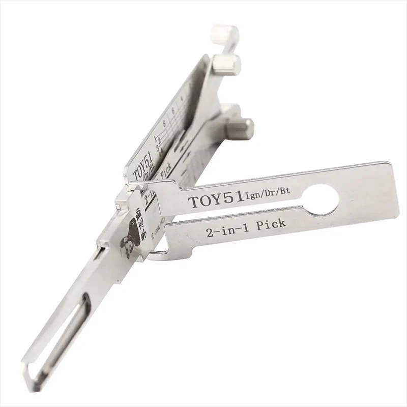 Oferte la Decodor unealta auto Lishi Original TOY51 (TOY5) 2-in-1 – Pick si Decoder yala, contact, usi, portbagaj, compatibil Toyota, Peugeot, Citroen, Renault, Opel