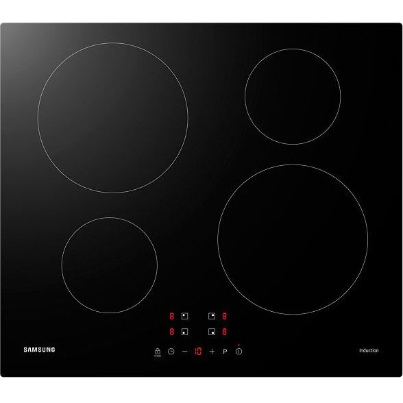 Oferte la Plita incorporabila Samsung NZ64M3NM1BB, inductie, 4 arzatoare, control tactil, sticla neagra