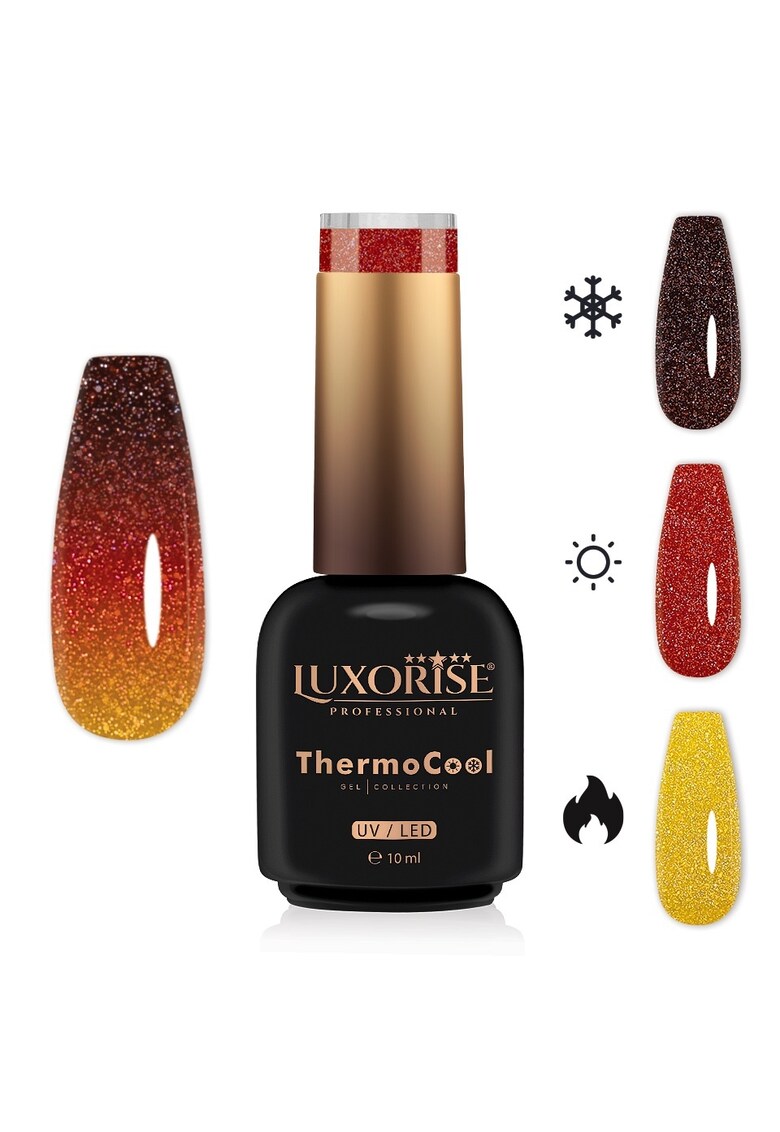 Oja Semipermanenta Termica 3 Culori ThermoCool - Sunset Sage 10ml