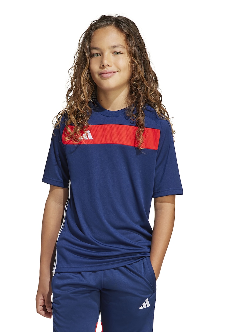 Oferte la Tricou pentru fotbal Tiro Essentials - Rosu/Bleumarin