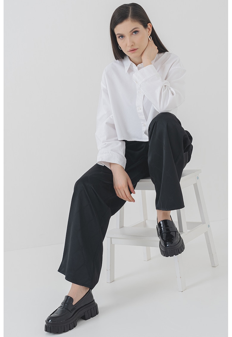 Oferte la Camasa crop Erisa - Alb
