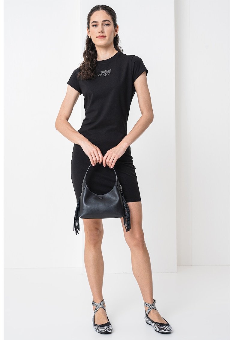 Oferte la Rochie cu maneci scurte Nalix - Negru