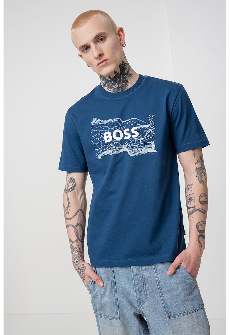 Oferte la Tricou cu logo - Albastru
