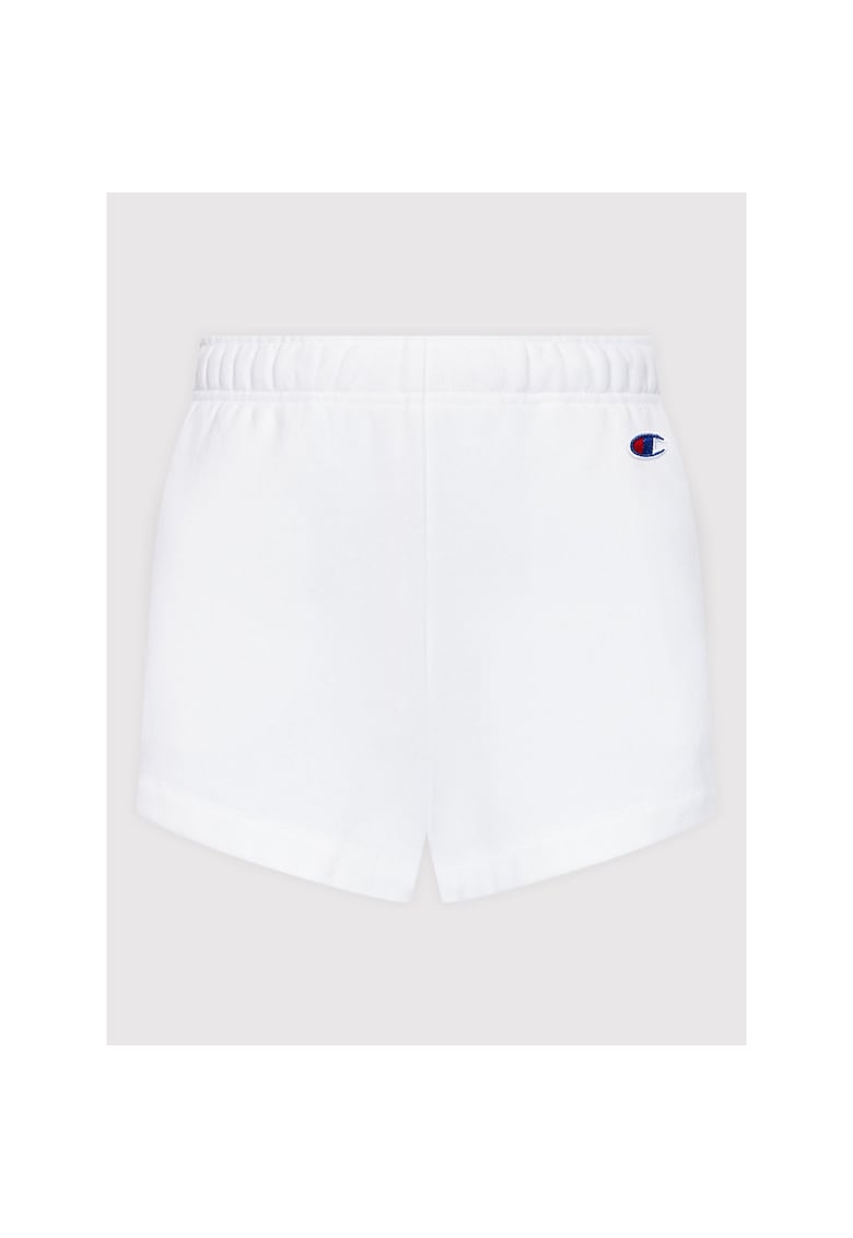 Pantaloni scurti sport dama - 209861013 - Bumbac - Alb