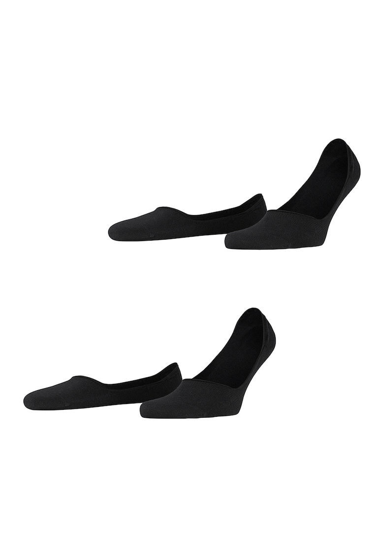 Oferte la Set de sosete foarte scurte din amestec de bumbac organic - 2 perechi - Negru
