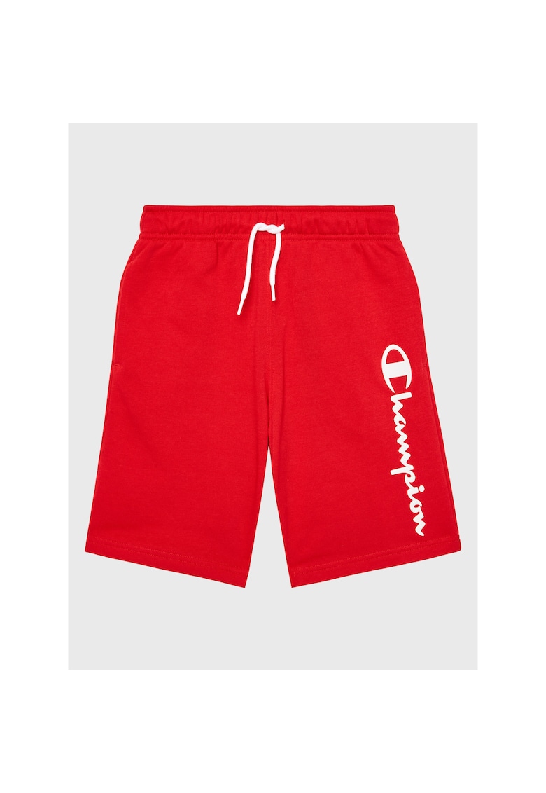 Pantaloni scurti sport Baieti - 302258017 - Bumbac - Rosu