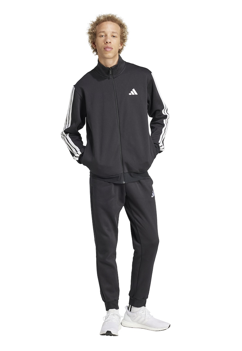 Oferte la Trening din amestec de bumbac cu logo - Negru