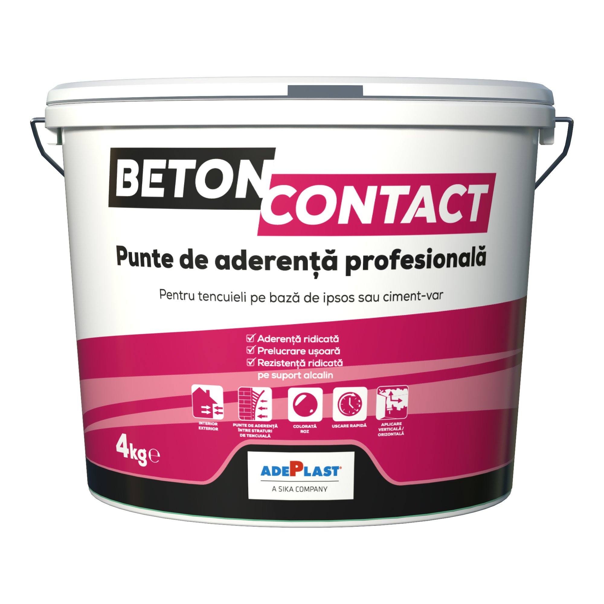 Amorsa pentru betoane si mortare, Adeplast Betoncontact, 4 kg