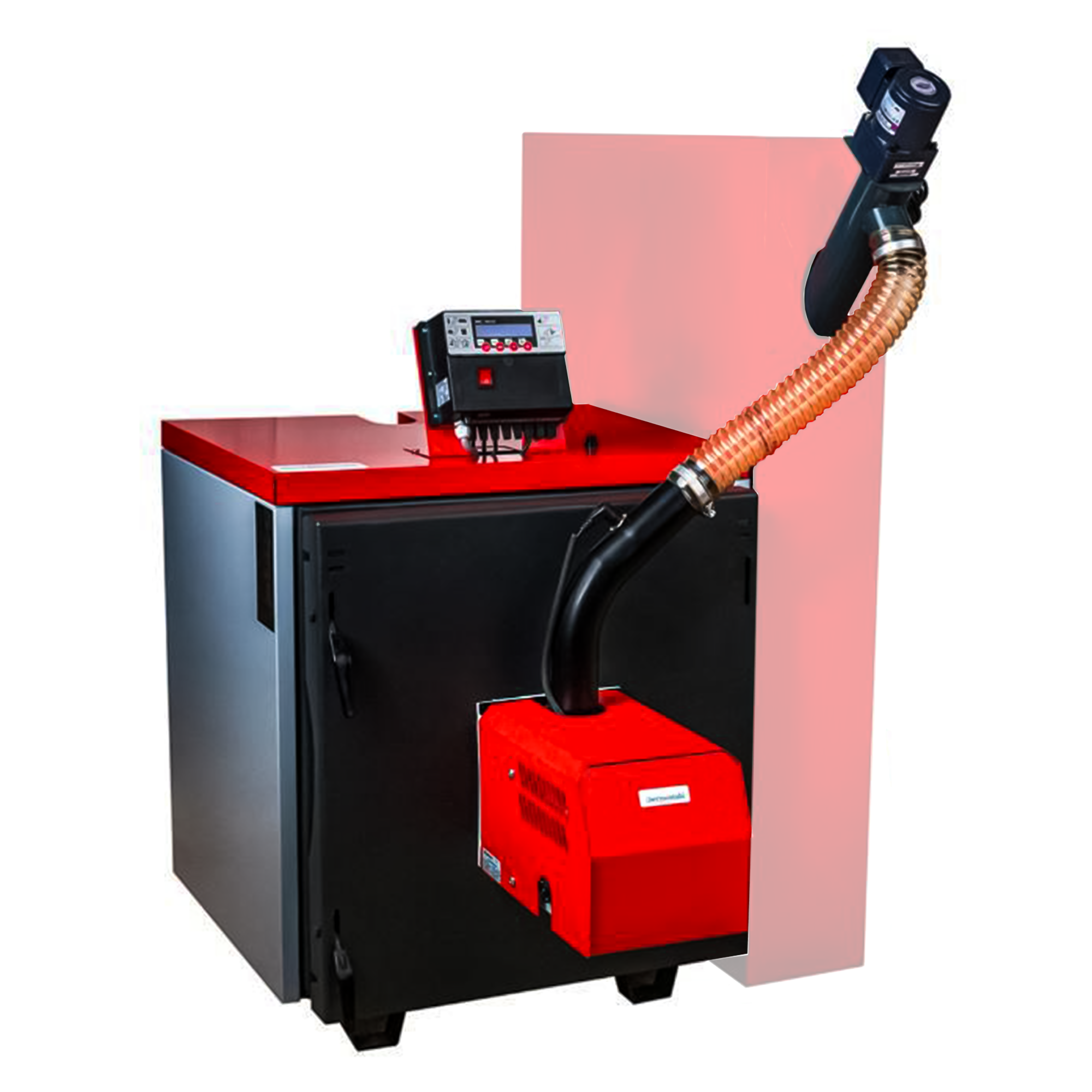 Oferte la  Cazan automat pe peleti Thermostahl PLC 35, 100 l, 35 kW, 122 x 69 x 131 cm