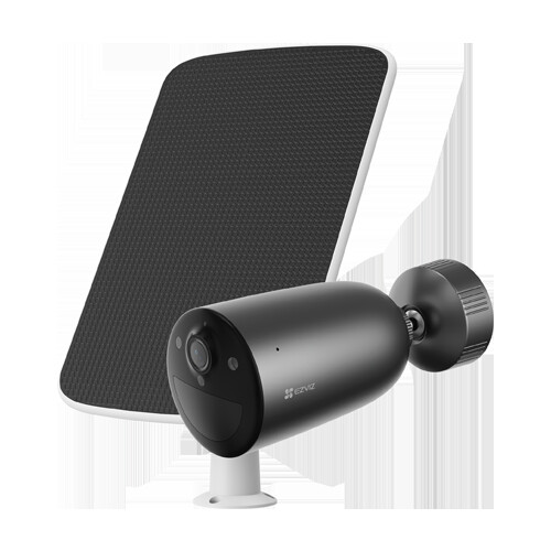 Oferte la Kit Camera IP EZVIZ + Panou Solar, Baterie 5200 mAh, Rezolutie 2K, Audio bidirectional