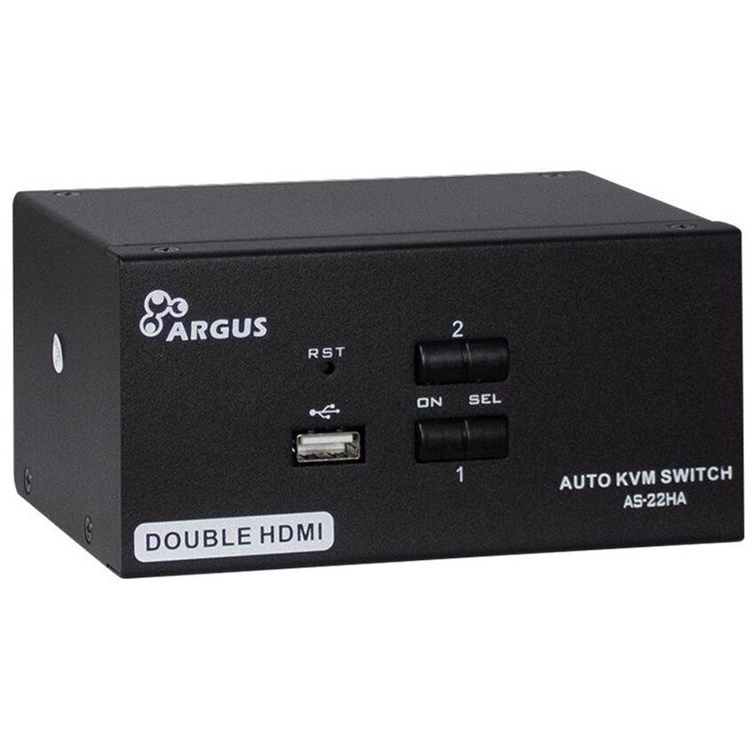 Accesoriu server KVM Switch AS-22HA HDMI, KVM Switch