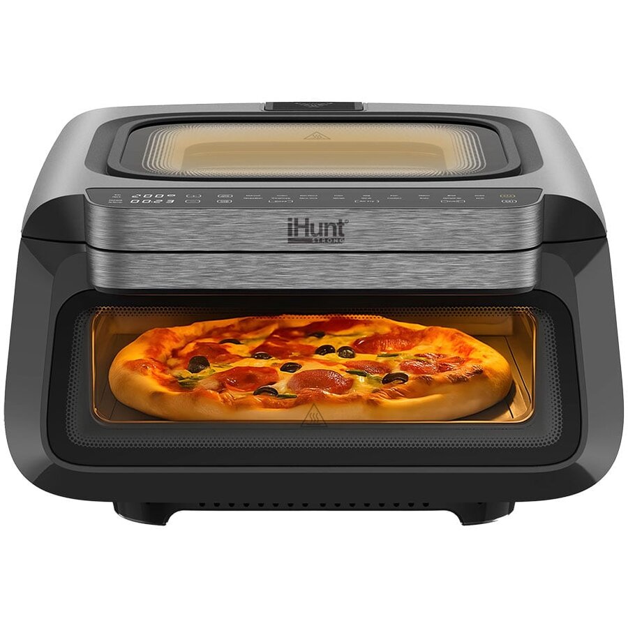 Cuptor cu Aer Cald BRO Pizza Ultra Fast 13L 2100W Negru