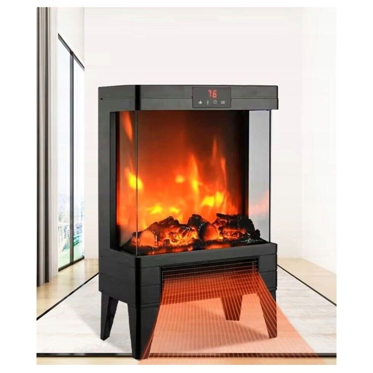 Semineu Electric Q20P CARRUZZO 2 Niveluri de Putere Negru