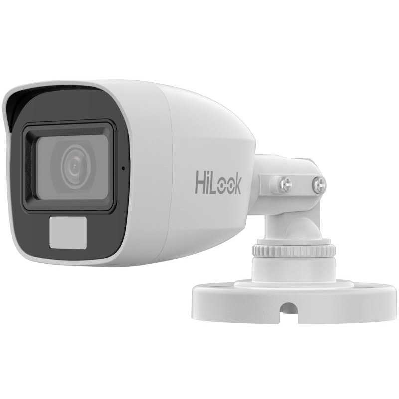 Oferte la Camera TurboHD Hikvision HiLook THC-B127-LPS, 2MP, dual light 20m, microfon, IP66, 2.8mm