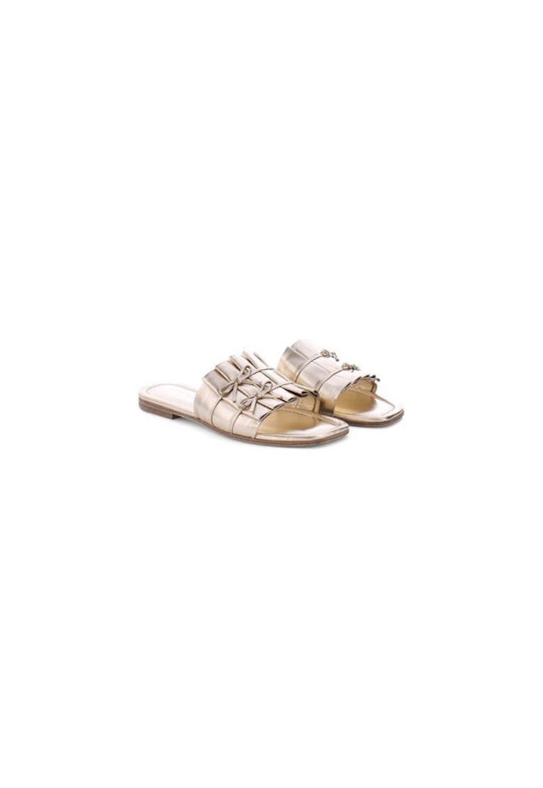 Oferte la Papuci dama  Piele naturala - Auriu - Auriu