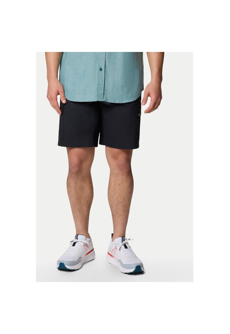 Pantaloni scurti barbati -  304693526 - Bumbac - Negru - Negru