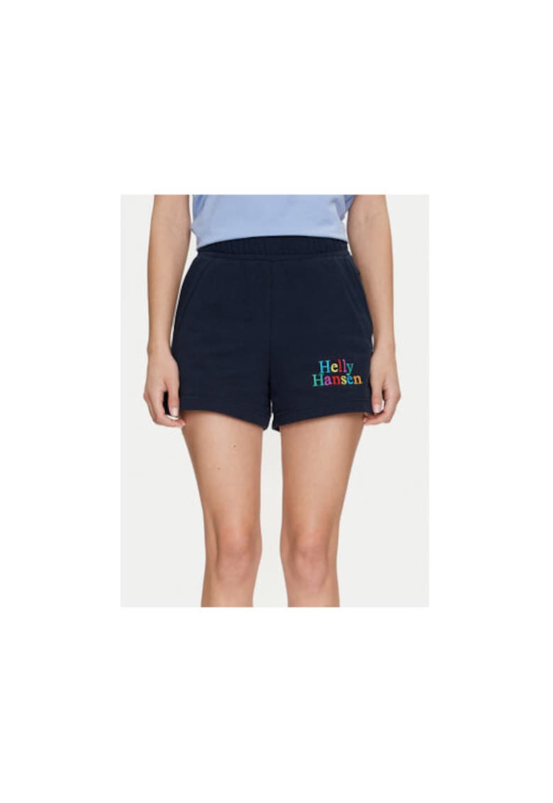 Oferte la Pantaloni scurti dama -  303775506 - Bumbac/Poliester - Albastru - Albastru