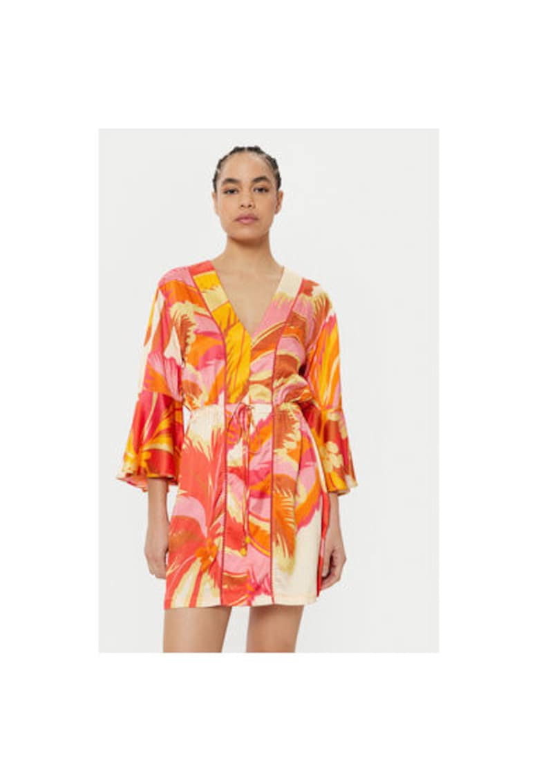 Oferte la Rochie dama -  305166265 - Viscoza - Portocaliu - Portocaliu
