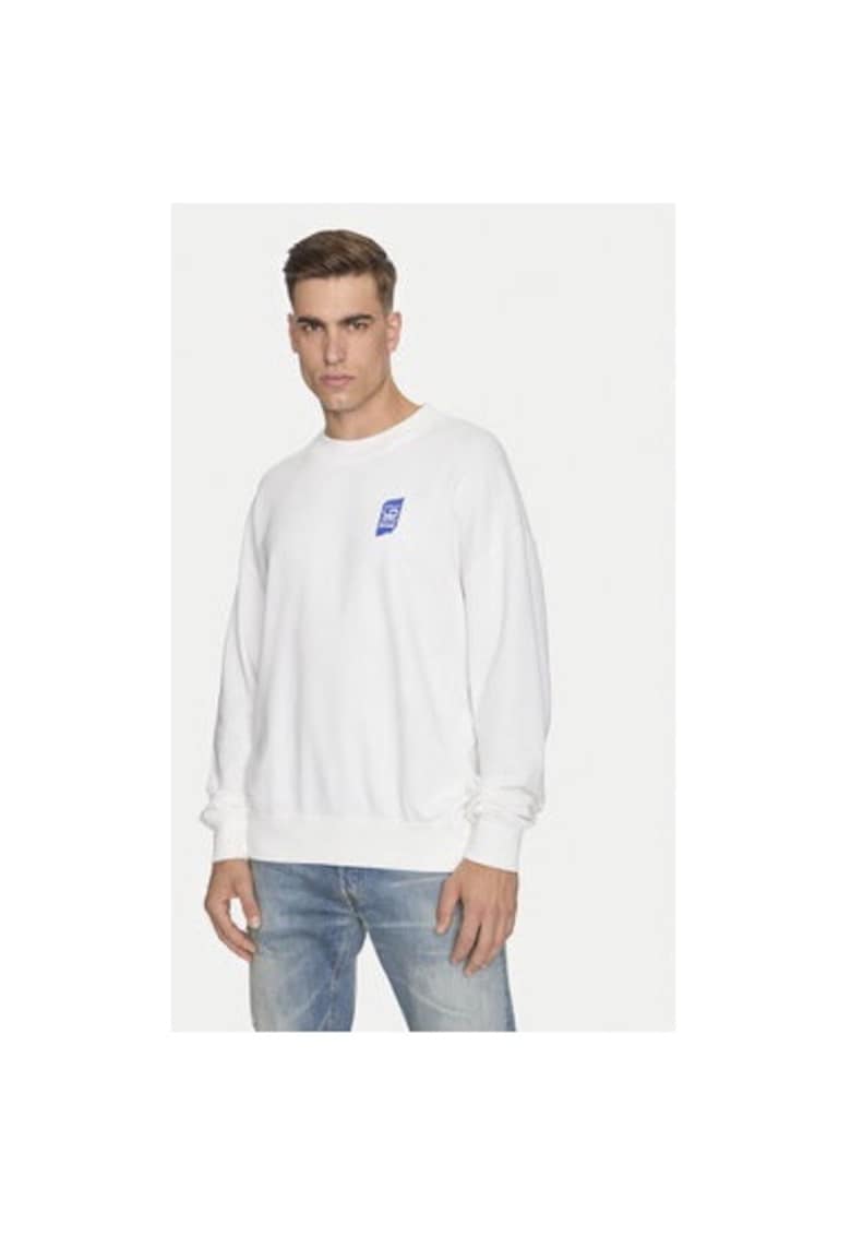 Bluza barbati - 304399268 - Bumbac - Alb - Alb