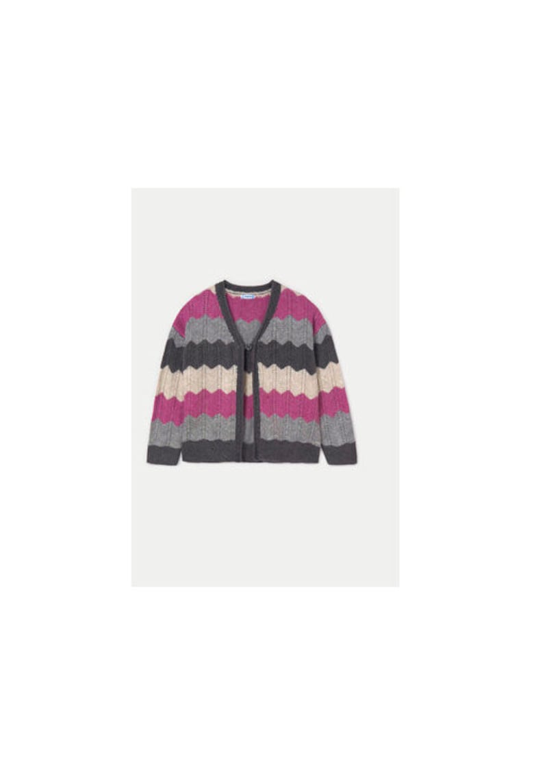 Cardigan fete - 304323324 - Acril/Poliester - 164 CM - Multicolor