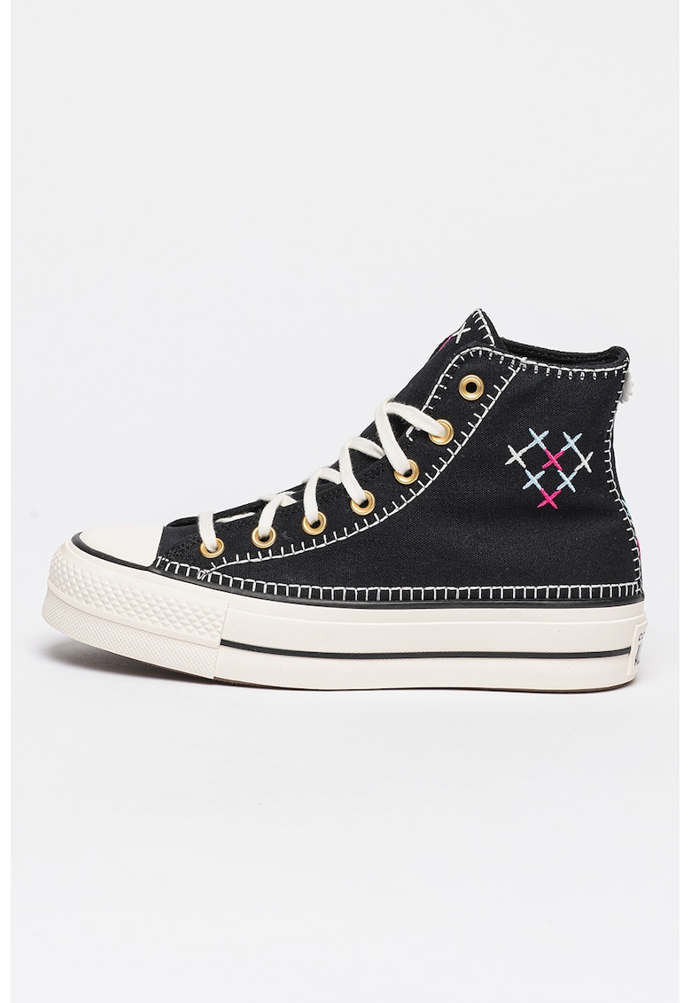 Tenisi cu platforma Chuck Taylor All Star - Negru