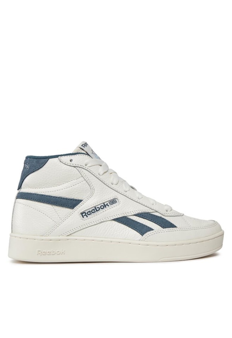 Tenisi barbati - Piele naturala - Alb - Alb