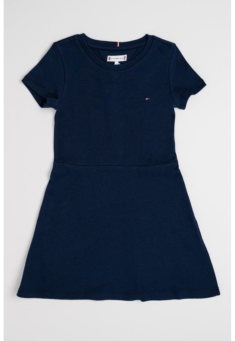 Oferte la Rochie mini de bumbac - Bleumarin