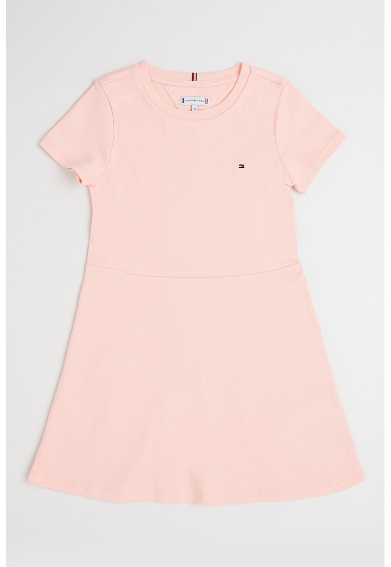 Oferte la Rochie mini de bumbac - Roz deschis