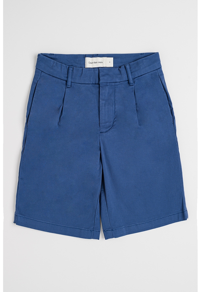Oferte la Pantaloni scurti chino relaxed fit - Albastru prafuit