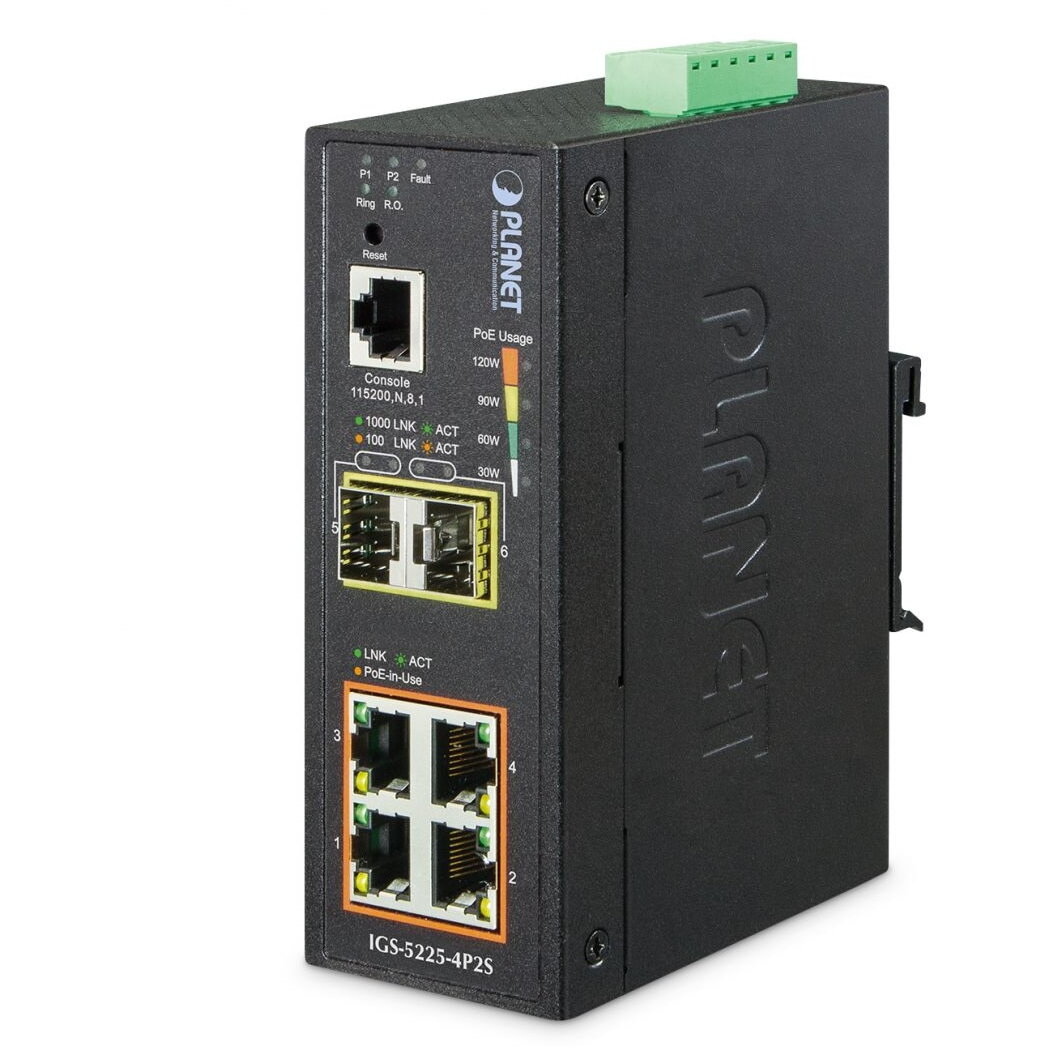 Switch IGS-5225-4T2S 4x RJ-45, 2x SFP Blue