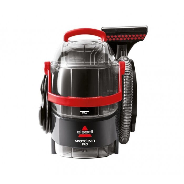 Oferte la Aspirator Cu Cilindru Uscat/Umed Fara Sac 750W 5.9kg 84dB 2.9l Cablu 6.5m Negru/Rosu