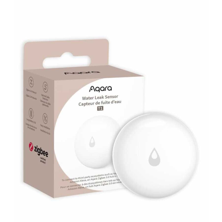 Oferte la Senzor Detectie Scurgeri Apa T1 Wireless Alb