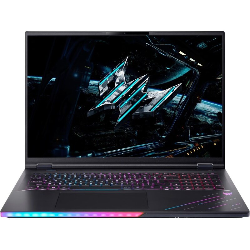 Laptop Gaming 18inch Predator Helios 18 AI PH18-73 Intel Core Ultra 9 275HX 128GB 1TB + 2TB + 1TB SSD GeForce RTX 5080 16GB Windows 11 Pro Abyssal Blac