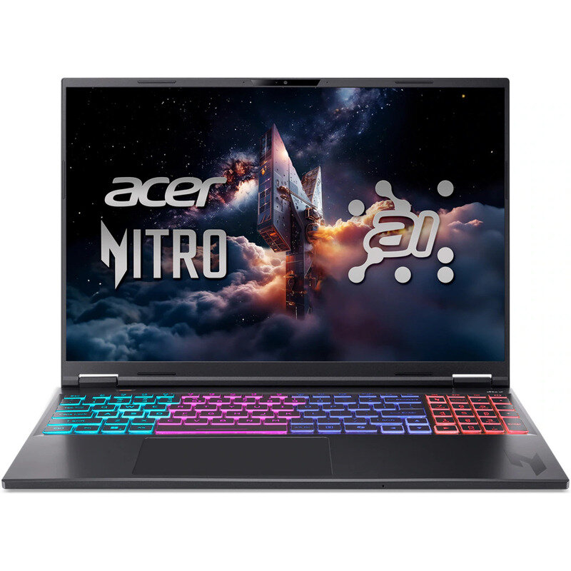 Laptop Nitro 16S AI WQXGA 16 inch AMD Ryzen AI 9 365 32GB 1TB SSD RTX 5070 Free Dos Obsidian Black