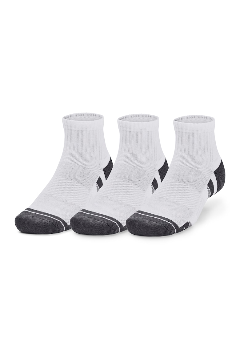 Oferte la Set de sosete scurte pentru fitness - 3 perechi - Alb/Negru
