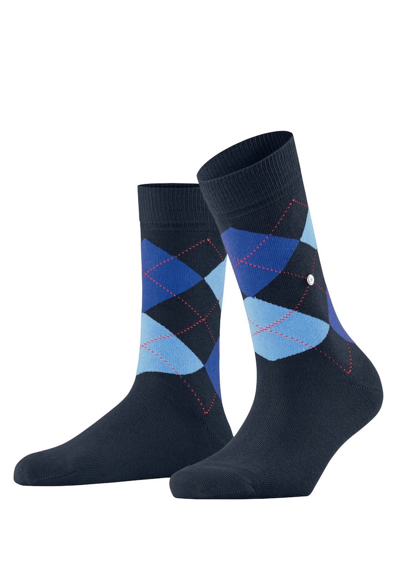 Oferte la Sosete lungi cu model - Albastru inchis/Albastru deschis/Bleumarin