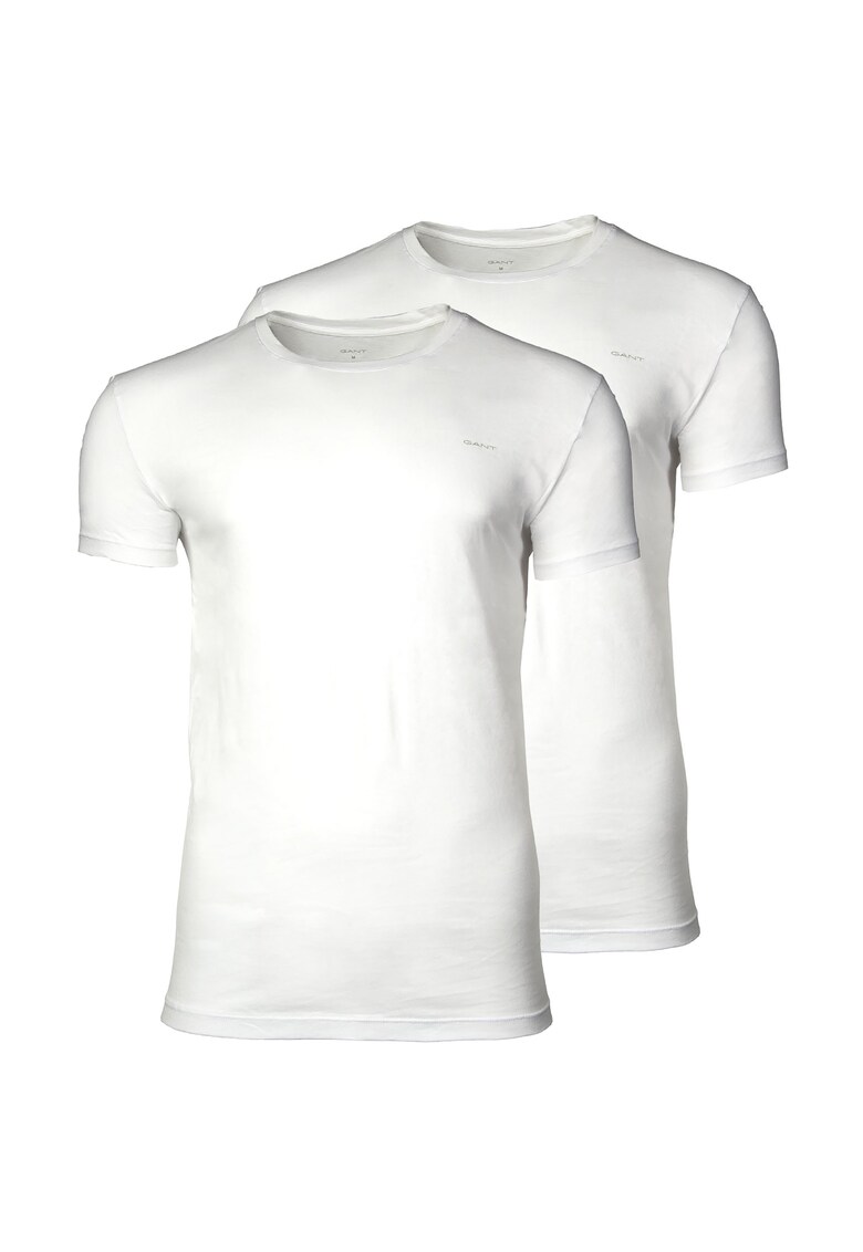 Set de tricouri de casa cu decolteu la baza gatului - 2 piese