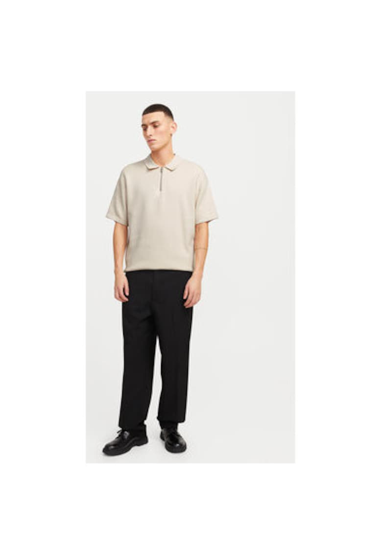 Tricou barbati - 304801310 - Bumbac - Bej - Bej