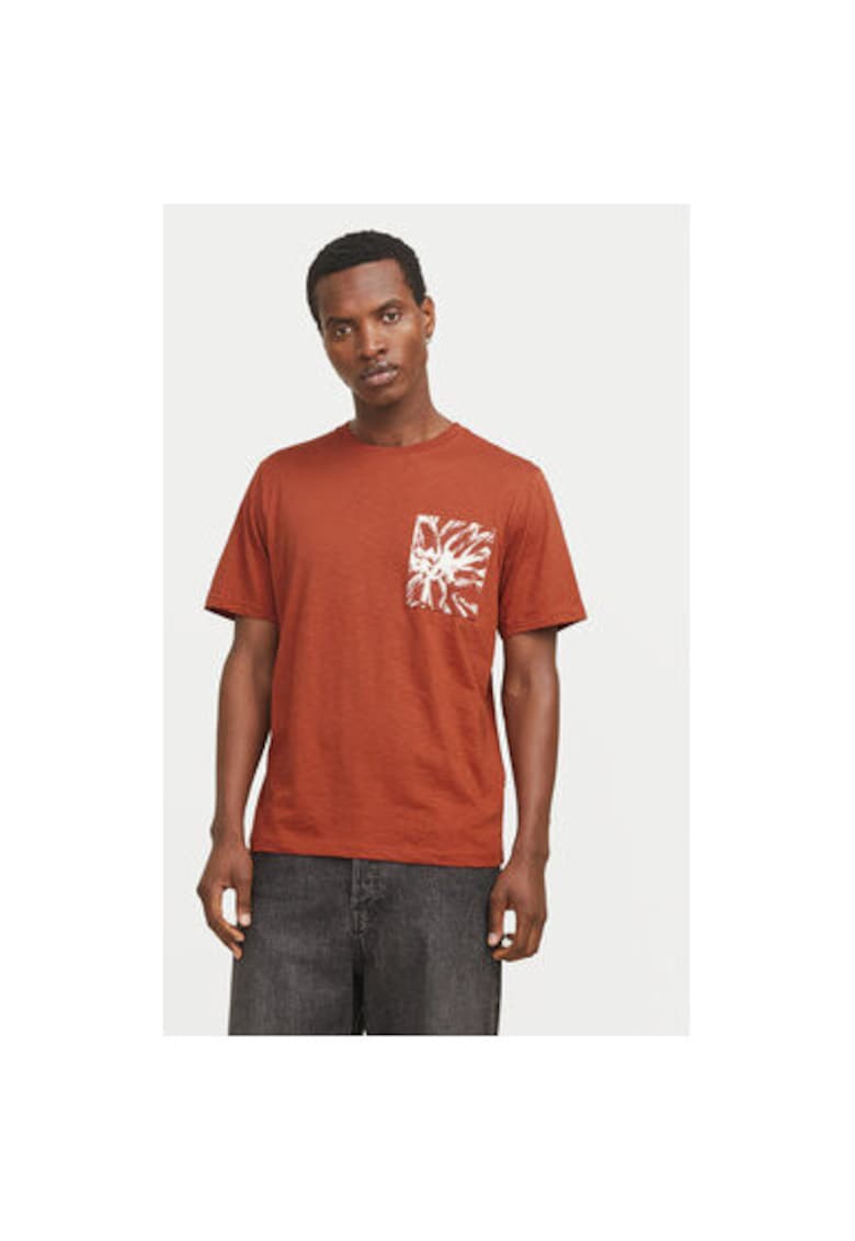 Oferte la Tricou barbati -  304778476 - Bumbac - Maro - Maro