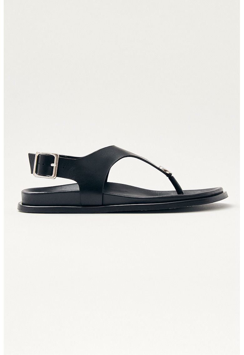 Oferte la Sandale de piele Harbor - Negru