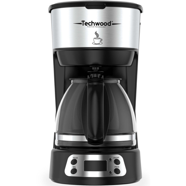 Oferte la Cafetiera Techwood TCA-666P, programabila, 0.75L, 600W, mentinere cald