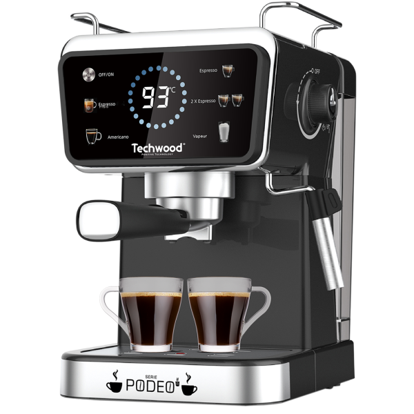Oferte la Espressor Techwood TCA-1386EXN, 20 bar, capsule Nespresso sau cafea macinata, 1.5L
